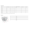 Commercial Exhaust Canopy Motor -24" Vertical Model: V61-116-3P