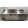 Used Glacian HPB2476 Pizza Prep 3 Door Fridge - ST23/2-U-K665