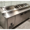 Used Glacian HPB2476 Pizza Prep 3 Door Fridge - ST23/2-U-K665