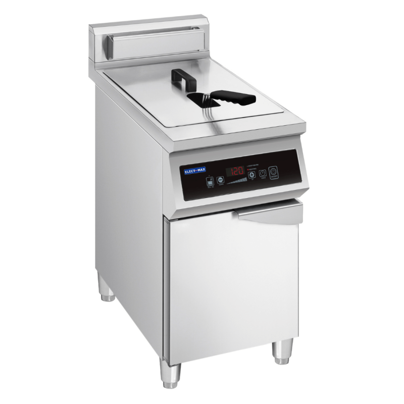 Electmax 700 Series Induction Single Fryer with Splashback IFS7-30L