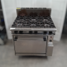 Used Trueheat R90-6 Cooktop 6 Burner With Oven Range - ST25UK113