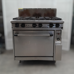 Used Trueheat R90-6 Cooktop 6 Burner With Oven Range - ST25UK113