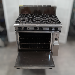 Used Trueheat R90-6 Cooktop 6 Burner With Oven Range - ST25UK113