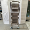 Used Stainless Steel Trolley 26 Tray - ST25UK133