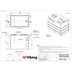 VIKING NP9AG-1000 GREASE TRAP - NSW COMPLIANT