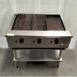 Used Goldstein RBA36 Combination Char Grill and Grill Plate - ST25UK129