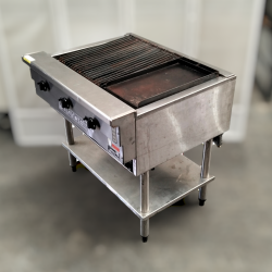 Used Goldstein RBA36 Combination Char Grill and Grill Plate - ST25UK129