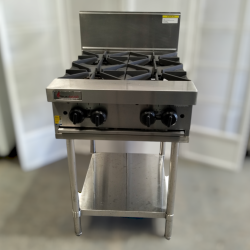 Used Trueheat RCT6-4-NG Cook Top 4 Burner On Stand - ST25UK144