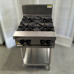 Used Trueheat RCT6-4-NG Cook Top 4 Burner On Stand - ST25UK144