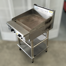 Used Goldstein GPGDB24 Gas Griddle with Goldstein SB24 Stand - ST25UK122