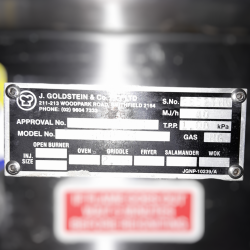 Used Goldstein GPGDB24 800 Series Griddle Plates Gas