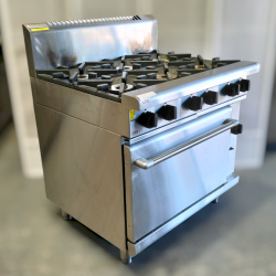 Used Waldorf RN8610GF 6 Burner Gas Oven Range - ST25UK165