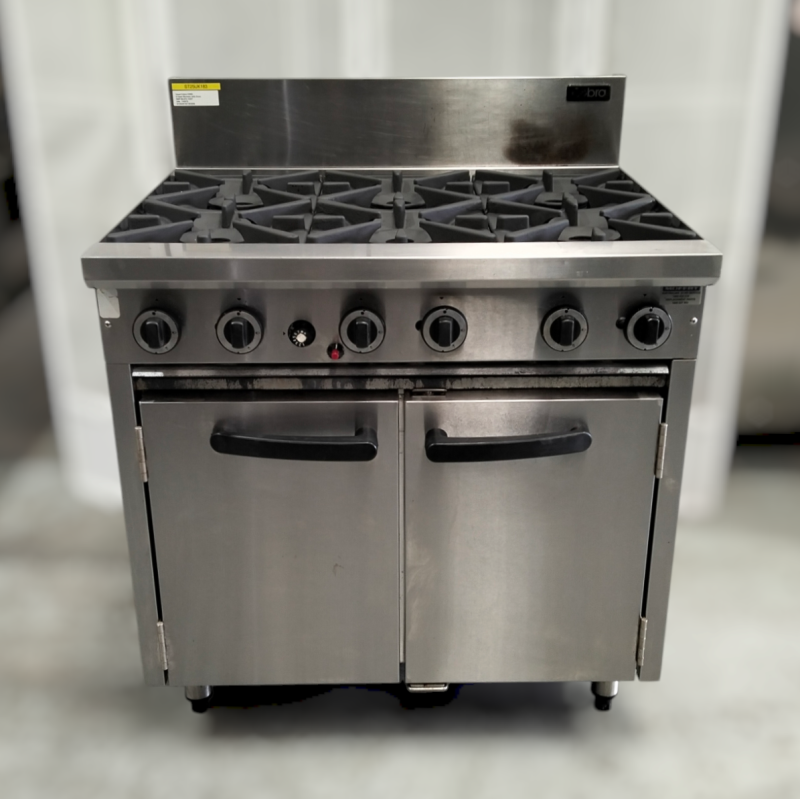 Used Cobra CR9D Six Burner 900mm Gas Range Static Oven - ST25UK183