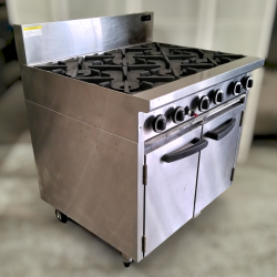 Used Cobra CR9D Six Burner 900mm Gas Range Static Oven - ST25UK183