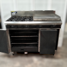 Used Blue Seal G30-83 Gas Range 4 Burners with 600mm Griddle and Convection Oven - ST25UK173