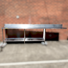 Used Custom Made 3.5m Stainless steel bench -   ST23-U-K478