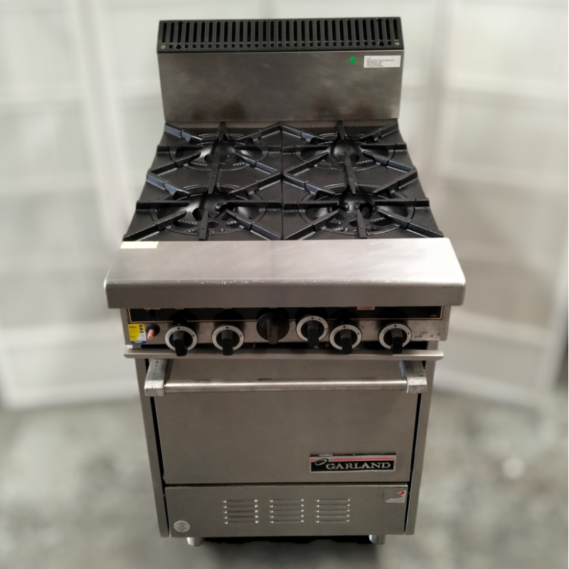 Used Garland ST28 Oven Range With 4 Burner Cooktop - ST22KEA2166