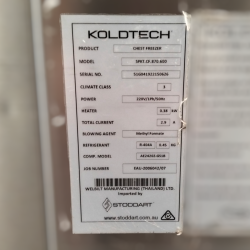 Used Koldtech SPKT.CF.870.600 Chest Freezer - ST25UK125