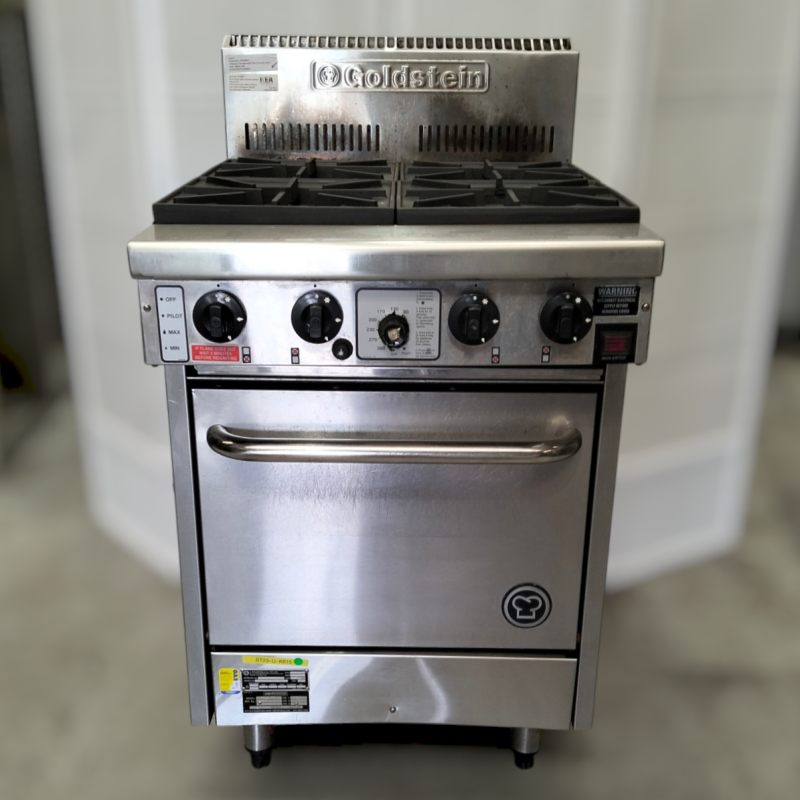 Used Goldstein PF420FF Oven Range With 4 Burner Cooktop - ST231K615