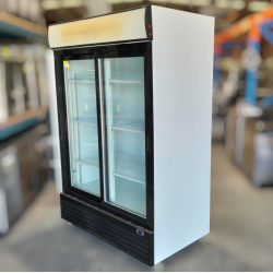 Used Wellquip 2 Sliding Doors Upright fridge