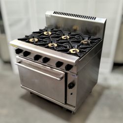 Used Waldorf Gas 6 Burner Oven Range RN8610GF