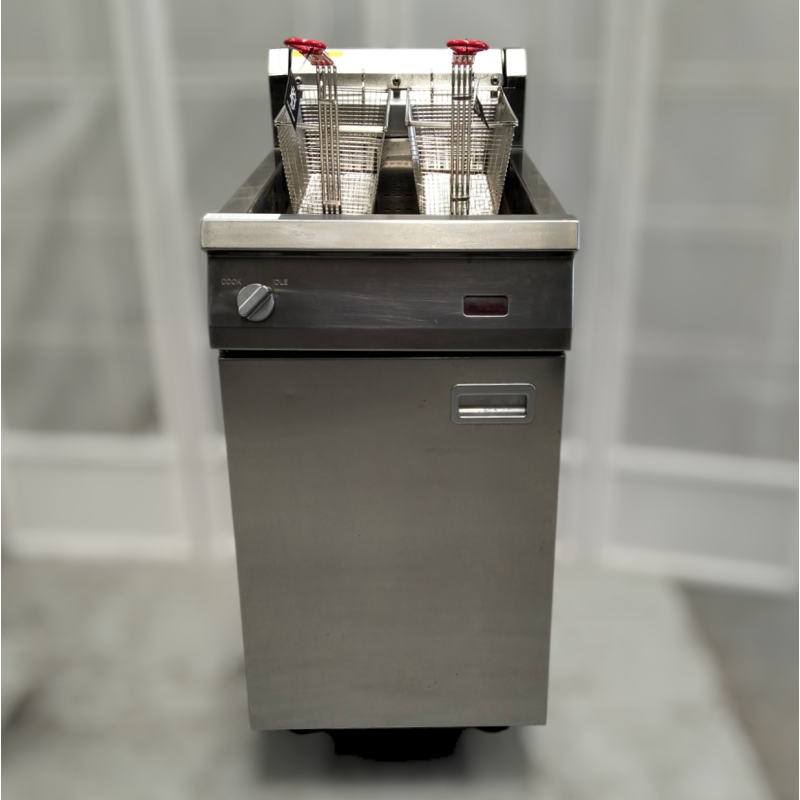 Used Austheat AF812 Electric Freestanding 2 Basket Fryer - ST25UK196