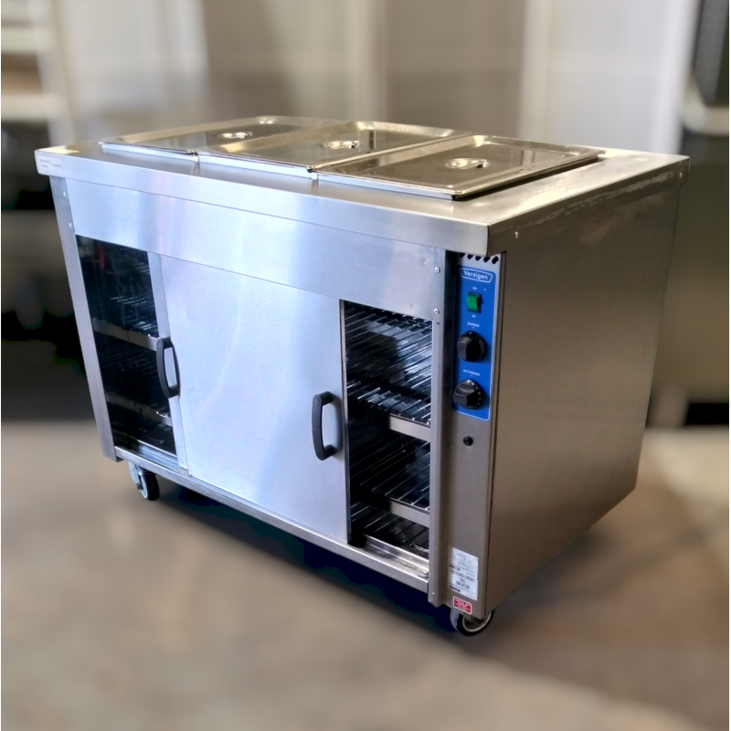 Used Versigen HB3E Mobile Bain Marie Hot Cupboard - ST25UK201