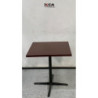 RESTAURANT TABLE TOP only - BROWN 700 x 600