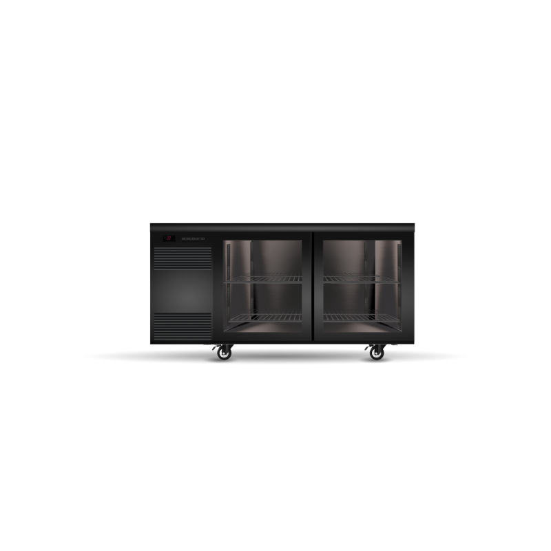 Skope SL.2.GSL BackBar 2 Glass Sliding Door SlimLine Fridge