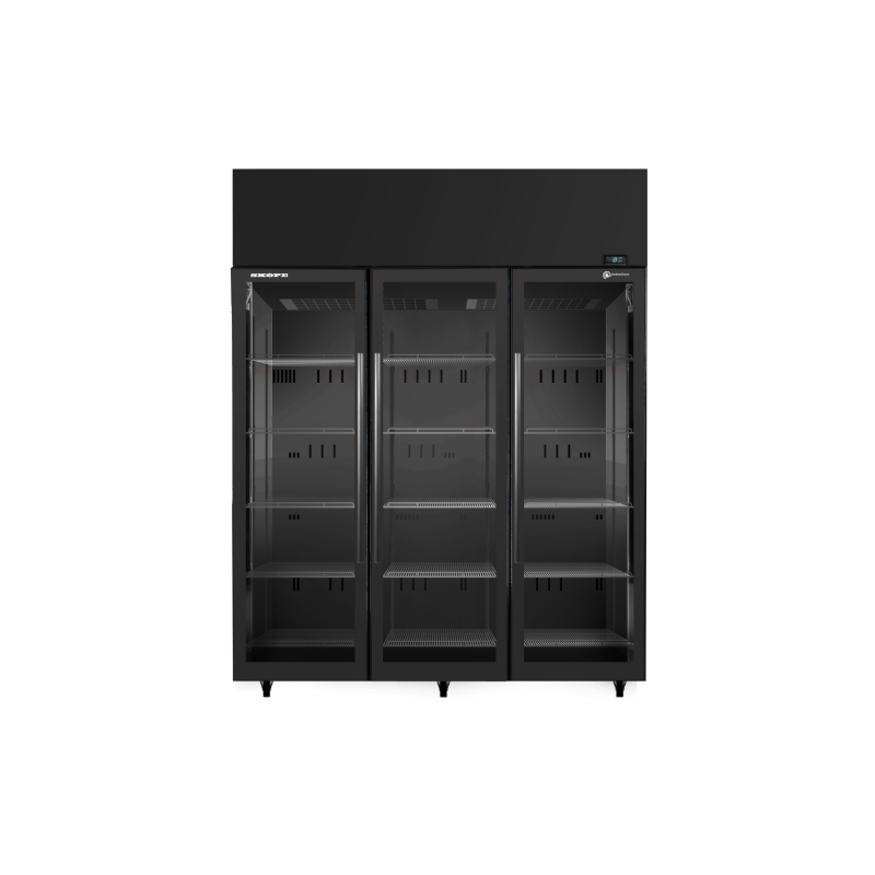 Skope  SKT1500N-A 3 Glass Door Display or Storage Fridge