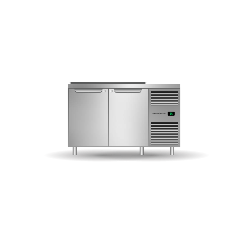 Skope PG13.PPS.DC.2.SD.RH Two Solid Door Salad Preparation GN1/3 Right Hand Fridge