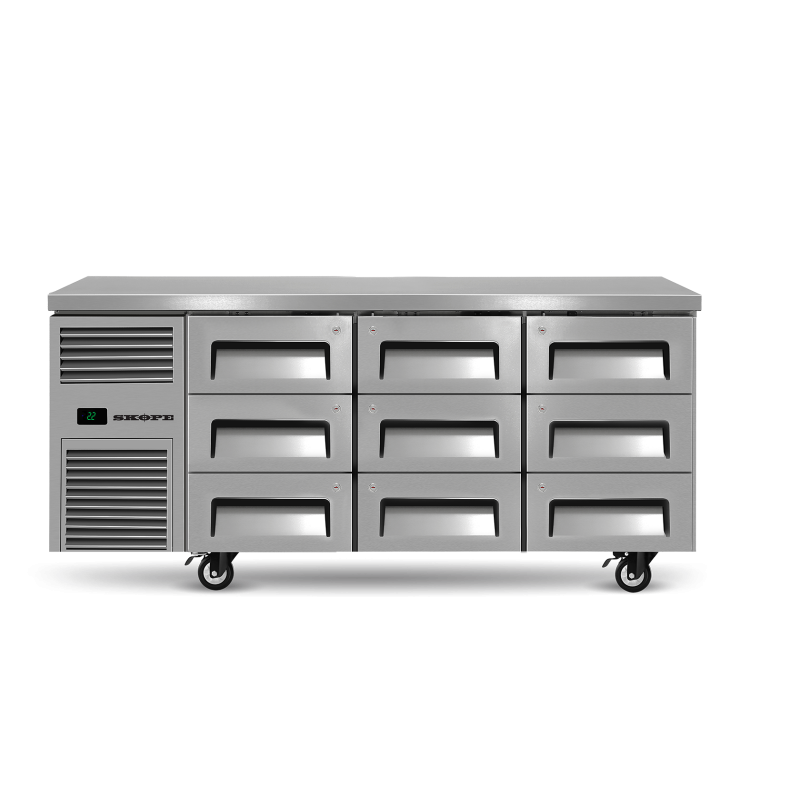 Skope RF7.UBR.3.D9 ReFlex 9 Drawer Underbench GN 1/1  Fridge