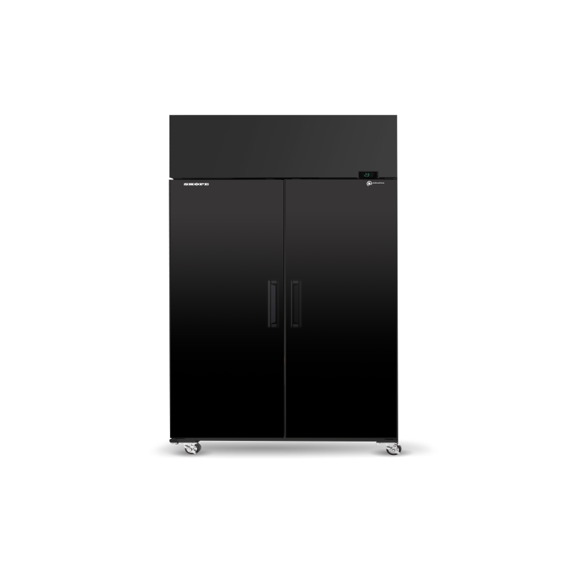 Skope  SKT1300NS-A 2 Solid Door Storage Fridge