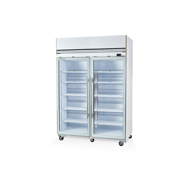 Skope VF1300X 2 Glass or Solid Door Top Mount Freezer