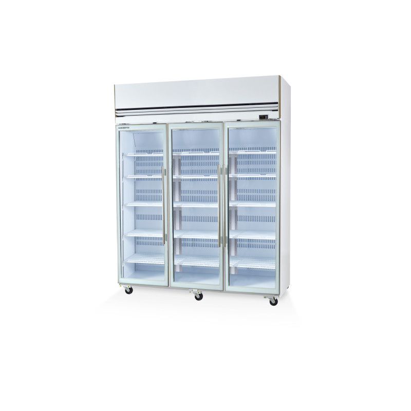 Skope VF1500X 3 Glass or Solid Door Top Mount Freezer