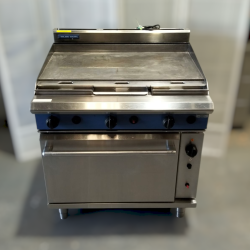 Used Blue Seal G56A 900mm Griddle Range With Fan Forced Oven - ST25UK224