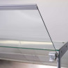 Bromic DD1250SG-NR Square Glass Deli Display - 1330mm