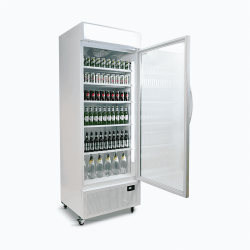 Bromic GM0690LW Upright Display Fridge - 659L - 1 Door - Flat Glass - Lighbox