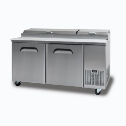 Bromic PP1700 Pizza Prep Fridge - 2  Doors - 1702mm - 9 Pans