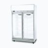 Bromic GD1000LF Upright Display Fridge - 976L - 2 Doors - Flat Glass - Lightbox