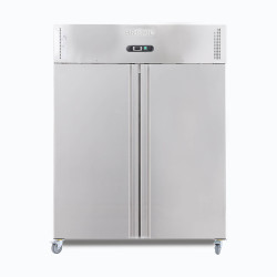 Bromic UF1300SDF-NR Upright Freezer - 1300L - 2 Doors - Stainless Steel