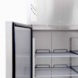 Bromic UF1300SDF-NR Upright Freezer - 1300L - 2 Doors - Stainless Steel