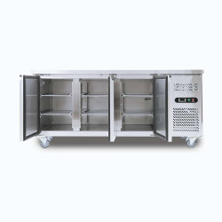 Bromic UBC1795SD-NR Under Bench Fridge - 417L - 3 Doors - Stainless Steel