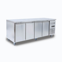 Bromic UBC2230SD-NR Under Bench Fridge - 553L -  4 Doors - Stainless Steel