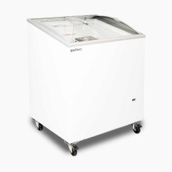 Bromic CF0200ATCG-NR Display Chest Freezer - 176L - Curved Glass Top