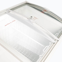 Bromic CF0200ATCG-NR Display Chest Freezer - 176L - Curved Glass Top