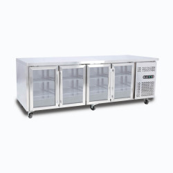 Bromic UBC2230GD-NR Under Bench Display Fridge - 553L - 4 Doors - Glass