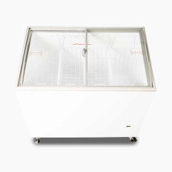 Bromic CF0300ATCG-NR Display Chest Freezer - 264L - Curved Glass Top