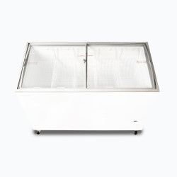 Bromic CF0400ATCG-NR Display Chest Freezer - 352L - Curved Glass Top