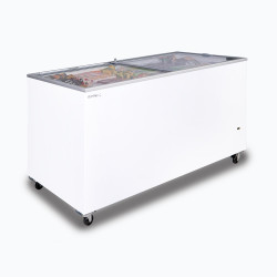 Bromic CF0500FTFG-NR Display Chest Freezer - 491L - Flat Glass Top